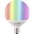 LED-s izzó E27 Gömb forma 10 W = 60 W RGBW 120 x 156 mm színváltó, távirányítóval, LightMe