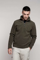 Pulóver Kariban Enzo férfi unisex (100%poliészter 300g/m2) chocolate, XL