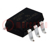 Optotriac; 4.42kV; Uout: 600V; zero voltage crossing driver; Ch: 1