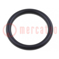 Uszczelka O-ring; kauczuk NBR; Thk: 2mm; Øwewn: 13mm; M16; czarny