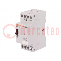 Contactor: 4-pole installation; 32A; 220÷230VAC,220÷230VDC