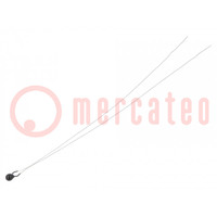 NTC thermistor; 10kΩ; THT; 3977K; -40÷125°C; ±0,2°C