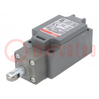 Limit switch; metal roller Ø12mm; NO + NC; 10A; max.400VAC; IP65