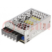 Power supply: switched-mode; for building in,modular; 25W; 36VDC