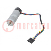 Motor: DC; with encoder,with gearbox; LP; 6VDC; 2.4A; 34rpm; 172: 1