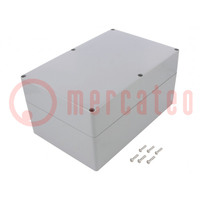 Enclosure: multipurpose; X: 160mm; Y: 240mm; Z: 120mm; ABS; IP68