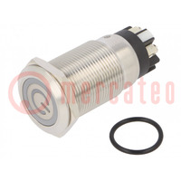 Switch: vandal resistant; Pos: 2; SPDT; 3A/220VAC; 5A/24VDC; IP65