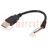 Cable-adapter; 120mm; USB; USB A