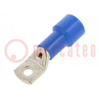 Tip: ring tube; M8; Ø: 8.5mm; 70mm2; crimped; for cable; insulated