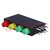 LED; in housing; red/green/yellow; 3mm; No.of diodes: 4; 20mA; 40°