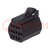 Connector: wire-wire; DF62; plug; female; w/o contacts; PIN: 7
