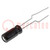 Capacitor: electrolytic; THT; 470uF; 25VDC; Ø10x12mm; Pitch: 5mm