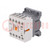 Contactor: 3-pole; NO x3; Auxiliary contacts: NC; 24VAC; 16A; IP20