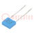 Capacitor: polyester; 0.033uF; 63VAC; 100VDC; 5mm; ±5%; -55÷125°C