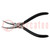 Pliers; curved,half-rounded nose,elongated; ESD; 145mm