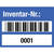 SafetyMarking Etik. Inventar-Nr. Barcode und 0001 - 1000 4 x 3 cm Rolle, VOID Version: 02 - blau