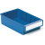 TRESTON Schublade, stapelbar, gewellter Boden, Außenmaß (BxHxT): 18,6 x 8,2 x 30,0 cm Version: 06 - blau