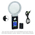 Lupe mit LED-Licht und UV sowie USB und Standfuss sw