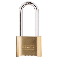 MASTER LOCK 175EURDLH CADENAS À COMBINAISON EN LAITON AVEC ANSE HAUTE 51 MM