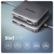 AXAGON HMC-5HL 2X USB-A, HDMI, LAN, USB 3.2 GEN 1 HUB, PD 100W - GRAU