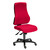 Bureaustoel Dhark synchroon - rood