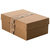 PURE Box Nature A5 100 mm Füllhöhe. Pappe, Farbe: natronbraun, max. Aufbewahrungsmenge: 1250 Blatt. 180 mm x 250 mm, Packungsmenge: 1