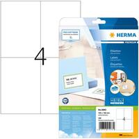 HERMA Etiketten Premium A4 weiß 105x148 mm Papier 100 St.