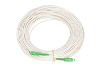 Extralink Patchcord SC/APC-SC/APC LSOH, Jednomodowy, Simplex, G.657A2, 3mm, 25m, biały