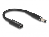 DeLOCK 60039 tussenstuk voor kabels USB Type-C PD Zwart