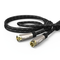 Hama 00179216 coax-kabel 3 m F-type Zwart