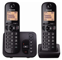Panasonic KX-TGC222GB Telefon DECT-Telefon Anrufer-Identifikation Schwarz