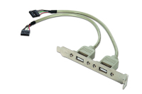 Gembird CCUSBRECEPTACLE adapter Wewnętrzny USB 2.0