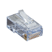 Black Box C6EZUP-25PAK connecteur de fils RJ-45 Transparent