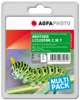 AgfaPhoto APB1220SETD inktcartridge Zwart, Cyaan, Magenta, Geel 1 stuk(s)