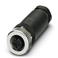 Phoenix Contact 1696439 kabel-connector M12 Zwart, Roestvrijstaal