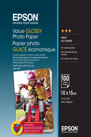 Epson Value Glossy Photo Paper - 10x15cm - 100 Feuilles