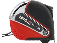 Yato YT-7130 tape measure 5 m Acrylonitrile butadiene styrene (ABS), Rubber Black, Red, Stainless steel