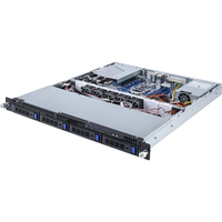 Gigabyte R121-X30 Intel® C232 LGA 1151 (Socket H4) Rack (1U) Zwart, Grijs