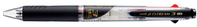Uni-Ball Jetstream SXE3-400-10 Zwart, Blauw, Rood Intrekbare balpen met klembevestiging 1 stuk(s)