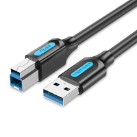 Vention COOBH kabel USB 2 m USB 3.2 Gen 1 (3.1 Gen 1) USB A USB B Czarny