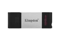 Kingston Technology DataTraveler 80 unità flash USB 128 GB USB tipo-C 3.2 Gen 1 (3.1 Gen 1) Nero, Argento