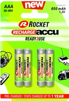 ROCKET HR3-850-R2U Haushaltsbatterie Wiederaufladbarer Akku AAA Nickel-Metallhydrid (NiMH)