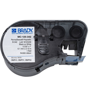 Brady MC-125-342 label-making tape White
