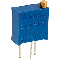 Suntan TSR-3296W-103R schakelaar voor elektrische potentiometers Blauw 10000 Ohm