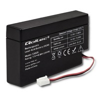 Qoltec 53029 batería recargable industrial Sealed Lead Acid (VRLA) 800 mAh 12 V