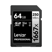 Lexar 1667x 64 GB SDXC UHS-II Class 10