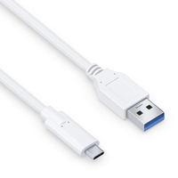 PureLink IS2600-010 USB Kabel 1 m USB 3.2 Gen 1 (3.1 Gen 1) USB C USB A Weiß