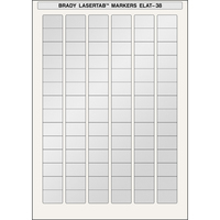 Brady ELAT-38-773-2.5 etichetta per stampante Argento Etichetta per stampante autoadesiva