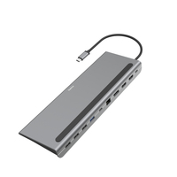 Hama 00200100 laptop dock & poortreplicator USB 3.2 Gen 1 (3.1 Gen 1) Type-C Antraciet