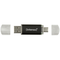 Intenso 3539480 USB flash meghajtó 32 GB USB Type-A / USB Type-C 3.2 Gen 1 (3.1 Gen 1) Antracit